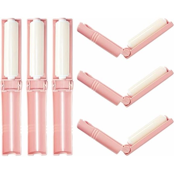 Mini Reusable Travel Lint Roller (6 Pack)