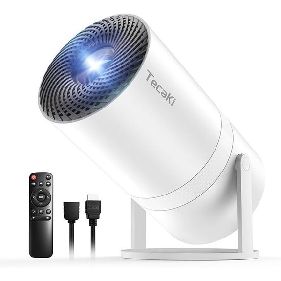 Mini Portable WiFi & Bluetooth Projector with Keystone