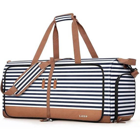 Lekesky Foldable Travel Duffle Bag for Women