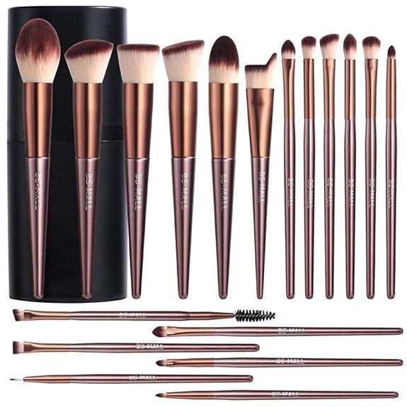BS-MALL 18-Piece Synthetic Makeup Brush Set