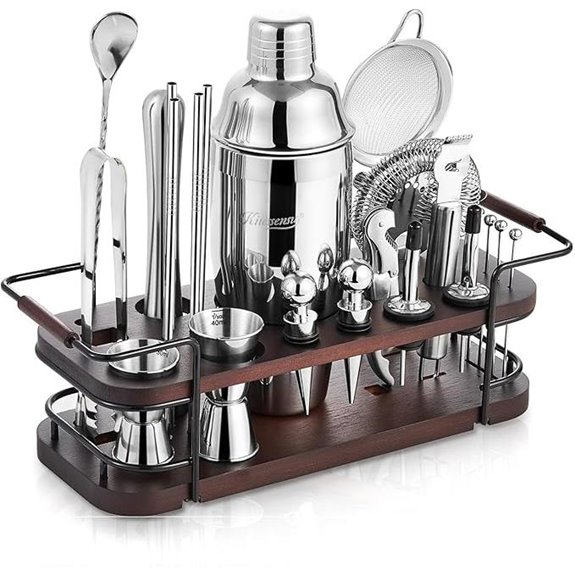 KITESSENSU 24-Piece Cocktail Shaker and Bar Set