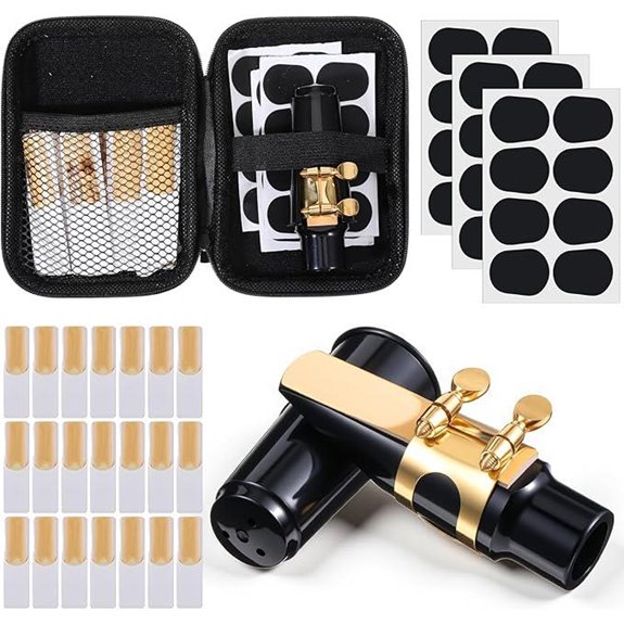 49Pcs Alto Saxophone Mouthpiece Kit with Accessories
