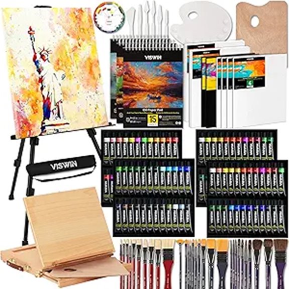VISWIN All-in-One Art Painting Kit with Easel