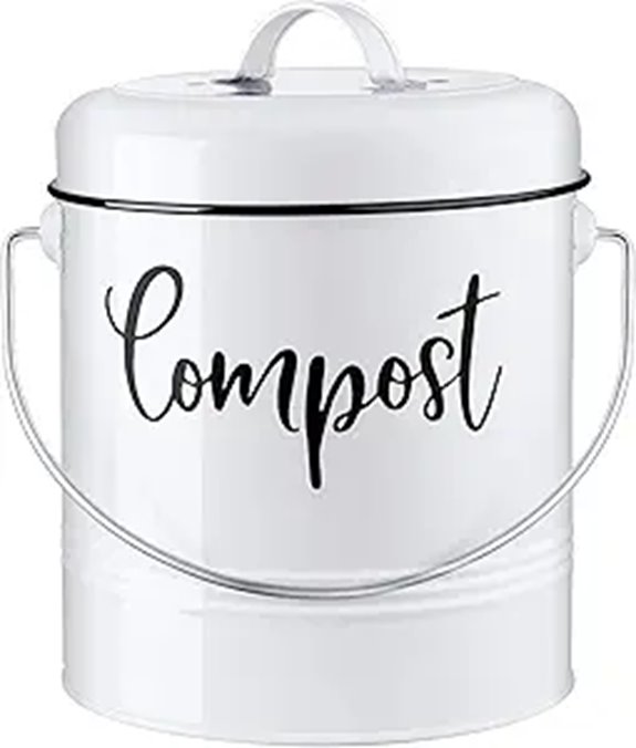 Kitchen Compost Bin with Charcoal Filter
