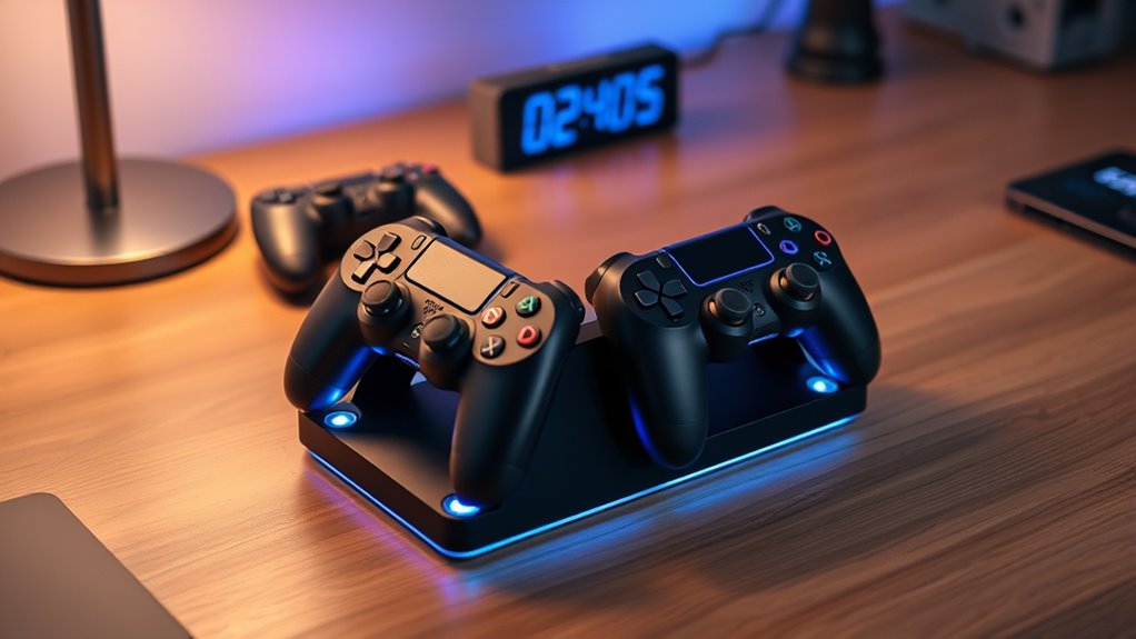 controller charging station features