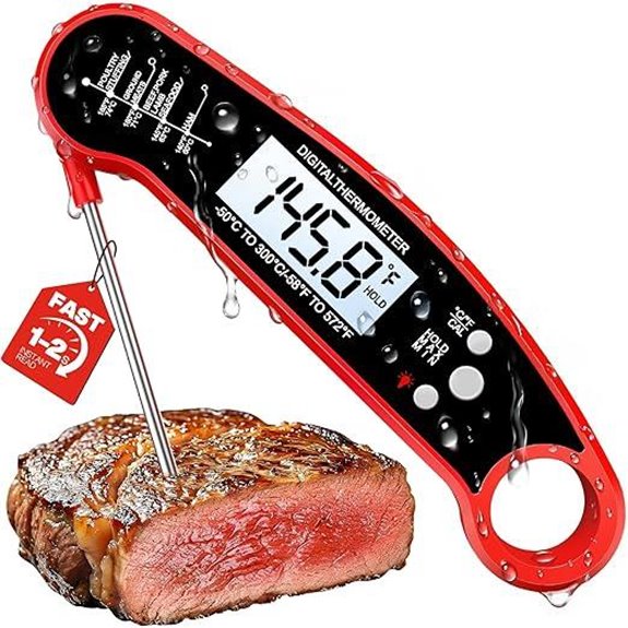 Digital Meat Thermometer for Cooking and Grilling