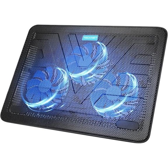 TECKNET Laptop Cooling Pad with 3 Fans