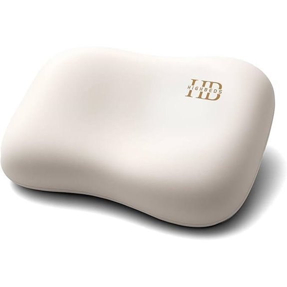 Side Sleeper Cervical Neck Pillow with Ice Silk Cover