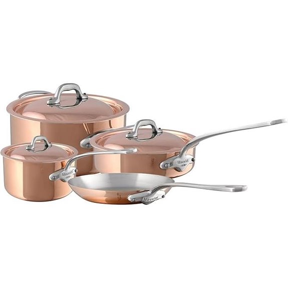 Mauviel Heritage 150 S Copper & Stainless Cookware Set