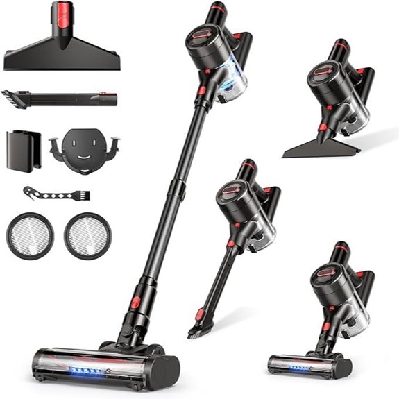 Cordless 450W Stick Vacuum Cleaner with 50Min Runtime