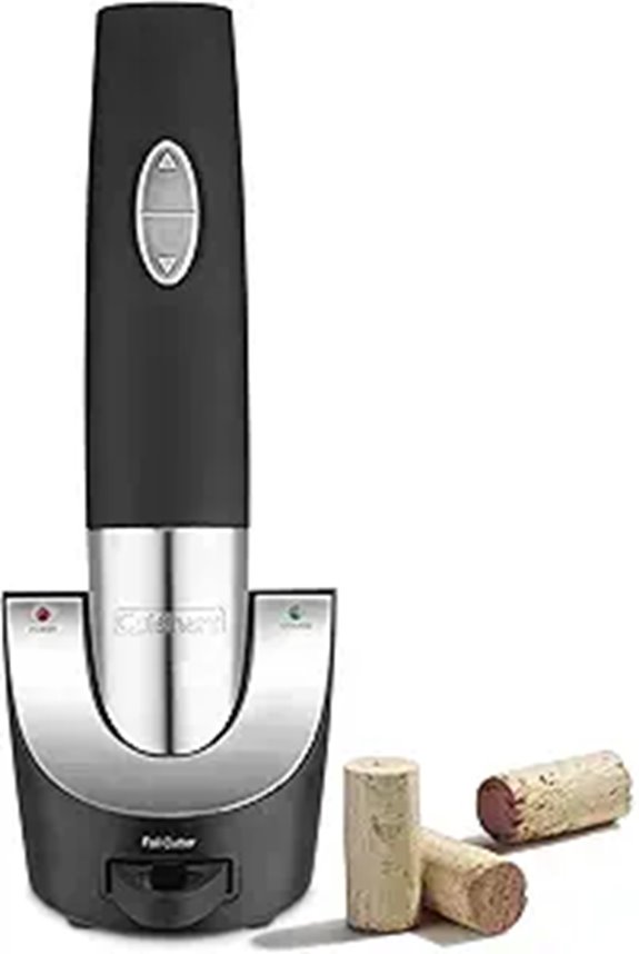 Cuisinart Vacuum Sealer Cordless Wine Opener One Size Black