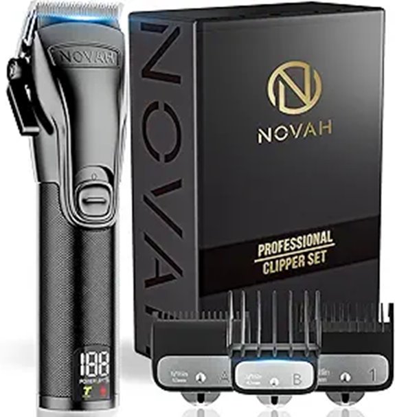 Novah Professional Cordless Hair Clippers for Men