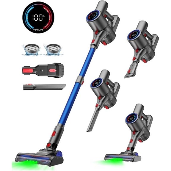 VersLife Z8 Cordless Vacuum 6-in-1 LED Display