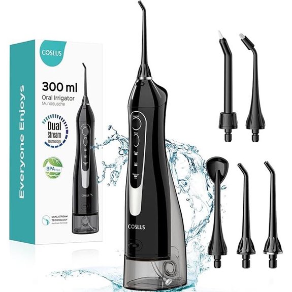 COSLUS Cordless Water Flosser & Teeth Cleaner