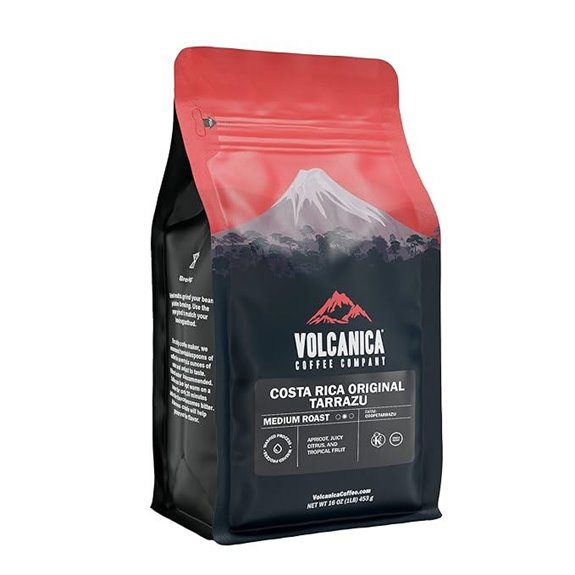 Costa Rica Coffee Tarrazu Whole Bean 16oz