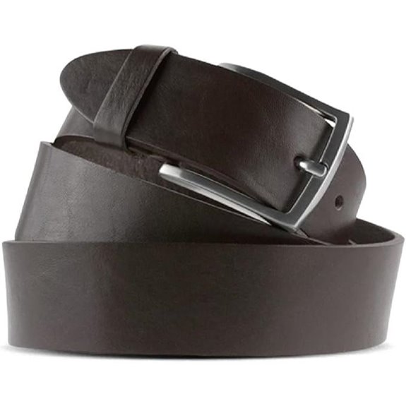 The Shoemaker's Shop Leather belt for men 4 cm handmade Made in Italy