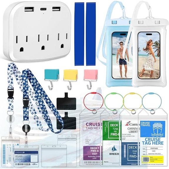 Cruise Ship Essentials Kit with Power Strip & Accessories