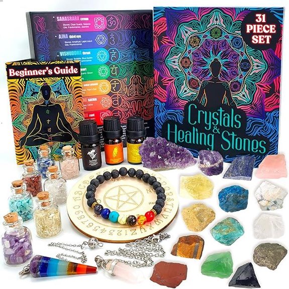 Crystals & Healing Stones Set with Accessories