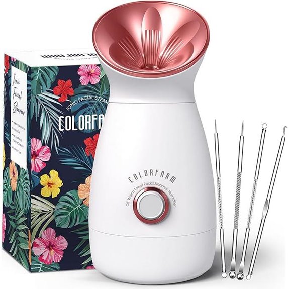 Colorfarm Facial Steamer 3-in-1 Deep Pore Cleansing