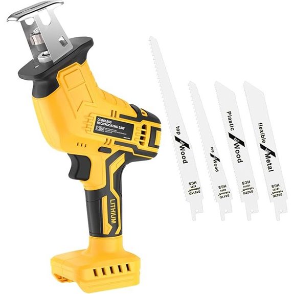Cordless Reciprocating Saw Kit for Dewalt 20V