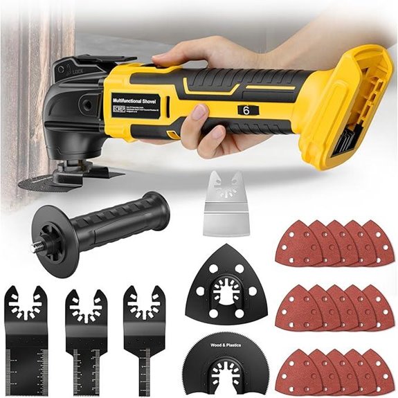 Oscillating Multi Tool Kit for Dewalt 20V Batteries