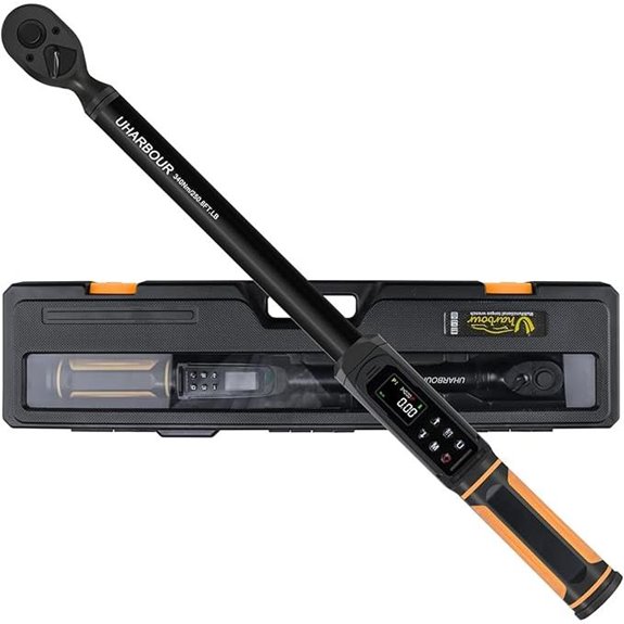 Digital Torque Wrench 1/2 Drive with Vibration & LED