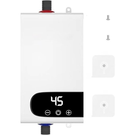 Tankless Electric Water Heater 3500W Digital Display