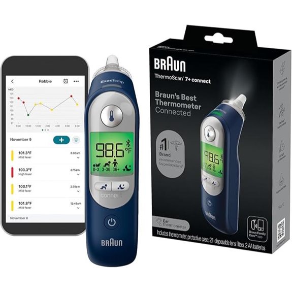Braun ThermoScan 7+ Ear Thermometer with App