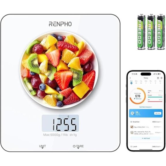 RENPHO Digital Food Scale with App for Nutrition