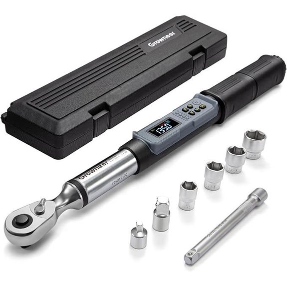GROWNEER Digital Torque Wrench with LED and Buzzer