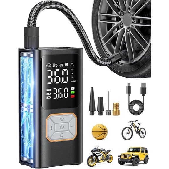 digital tire inflator