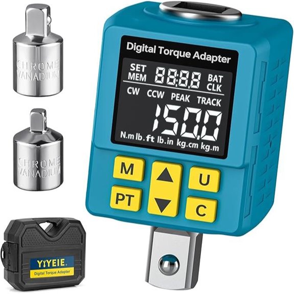 Digital Torque Adapter with Color Display and Smart Alerts