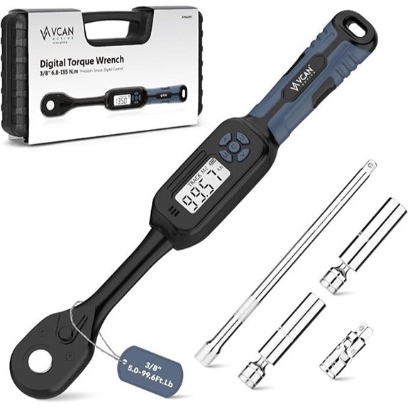Digital Torque Wrench with LED Buzzer and Track Mode