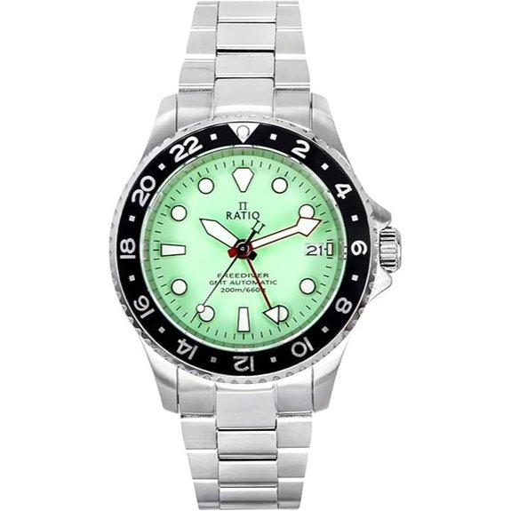 RATIO FreeDiver Dive Watch with GMT & 200M Water Resistance
