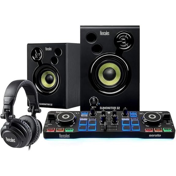 Hercules DJ Starter Kit with Controller and Speakers