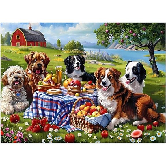 500-Piece Dog Jigsaw Puzzle for Adults and Kids