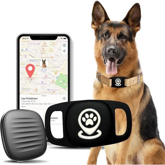 Smart Pet Dog Tracker with Find My Compatibility