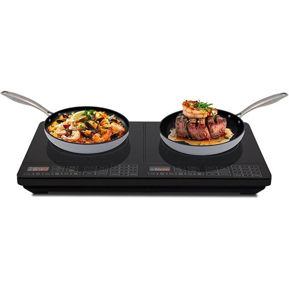 Nuwave Double Induction Cooktop with Safety Features