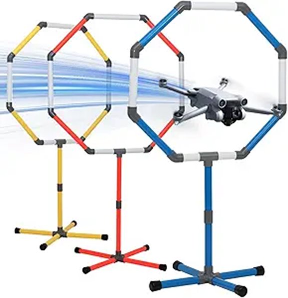 Drone Obstacle Course Kit with Hoops and Storage
