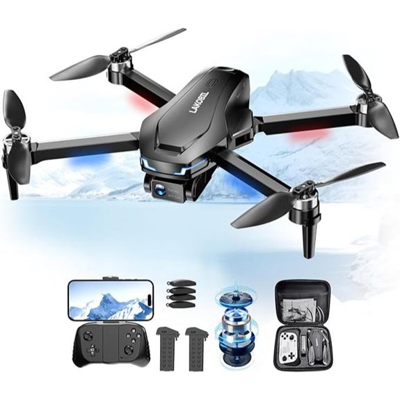 AI Drone with Camera 3D Flips 2 Batteries