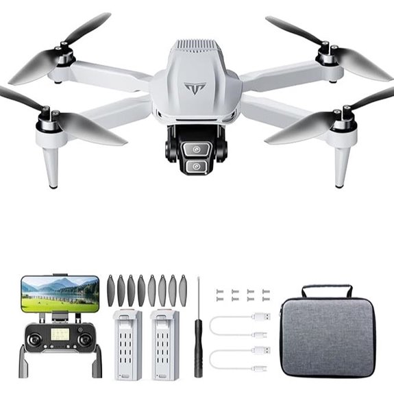 GPS Drone with Dual 4K Cameras and Auto Return