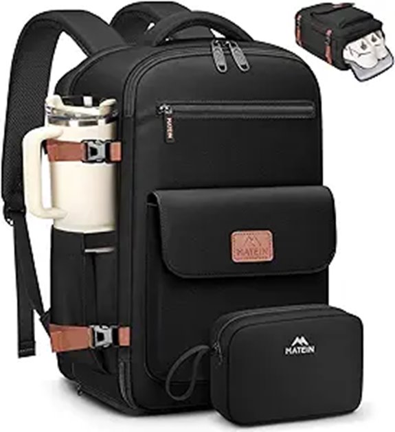Matein Anti-Theft Travel Backpack 2-Pack with Laptop Slot