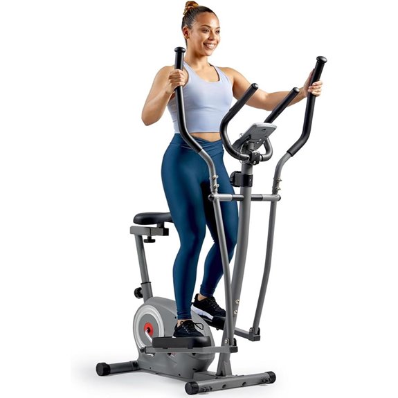 Sunny Health & Fitness 2-in-1 Cross Trainer & Bike