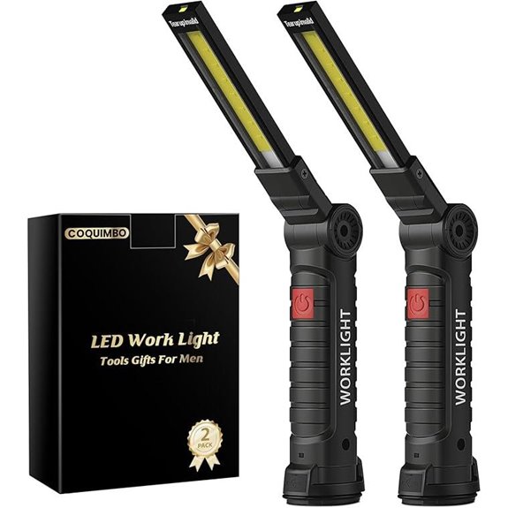 Coquimbo LED Work Light & Magnetic Flashlight (2 Pack)