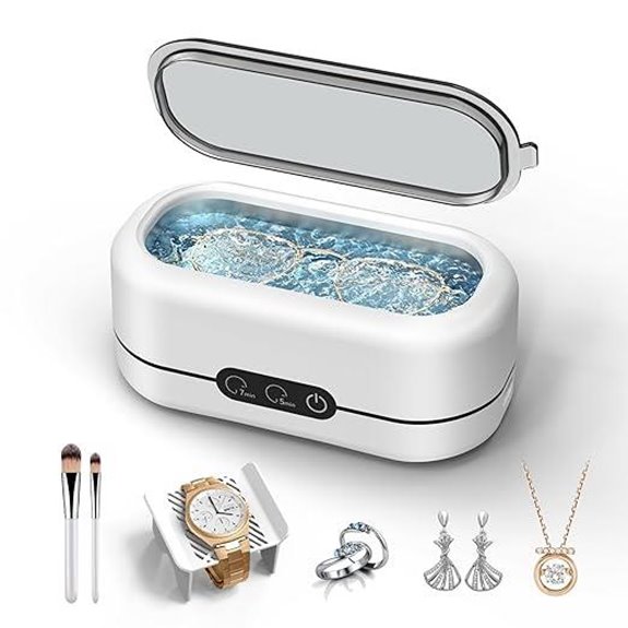 Ultrasonic Jewelry Cleaner with Dual Modes