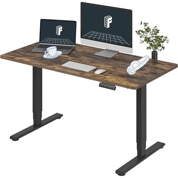 FLEXISPOT E6 Dual Motor Sit-Stand Desk 55x28