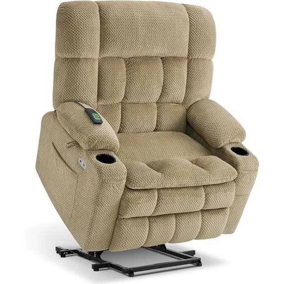 MCombo Dual Motor Lift Recliner with Heat and Massage