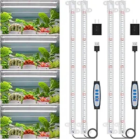 Wiaxulay LED Grow Light Strips (2 Pack)