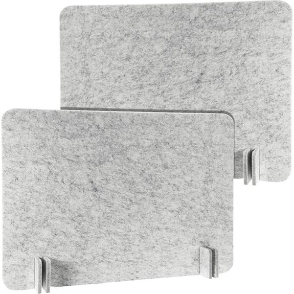 Fabbay 2-Pack Acoustic Desk Privacy Panels