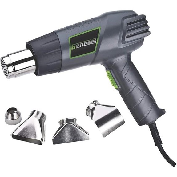 Genesis GHG1500A Dual Temp Heat Gun Kit with Nozzles